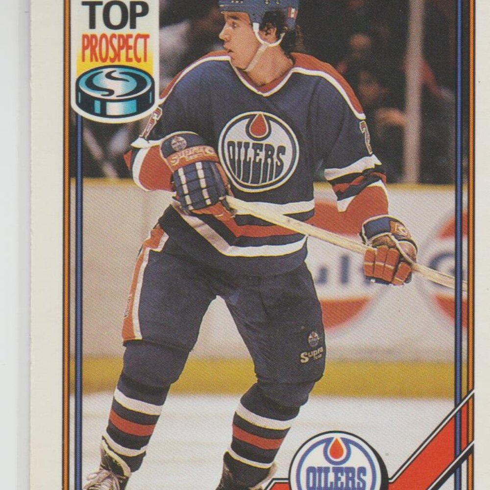 Shaun Van Allen 1991-92 O-Pee-Chee Top Prospect Rookie #414 Edmonton Oilers